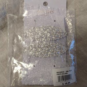 David's Bridal Pearl and Rhinestone Hair Clips